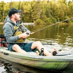 Pelican Sport Basscreek 100XP Angler Fishing Kayak -Pelican Shop Basscreek fishing kayak sit on top KWP10 Pelican LS
