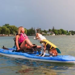 Pelican Sport Getaway 110 HDII Recreational Pedal Kayak -Pelican Shop Kayak MHP10P101 GETAWAY Dog LS