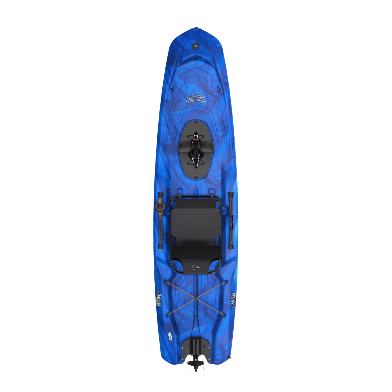 Pelican Getaway 110 HDII Recreational Pedal Kayak 2 Pelican Getaway 110 HDII Recreational Pedal Kayak - Image 2