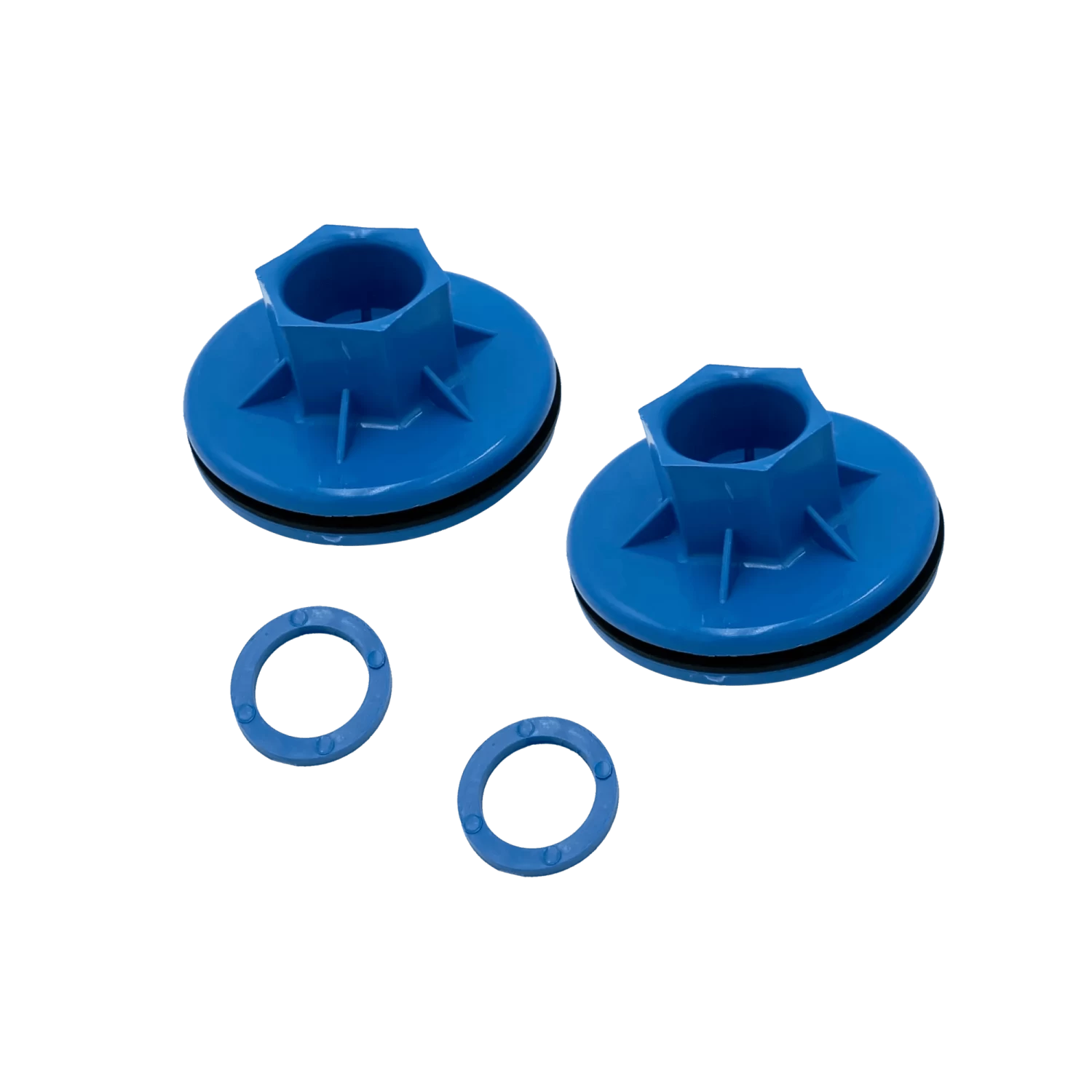 Pelican Pedal Boat Wheel Bushings In Azure Blue - Pack Of 2 1 Pelican Pedal Boat Wheel Bushings In Azure Blue - Pack Of 2