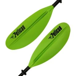 Pelican Sport Standard Paddle - Kayak Paddle 220 Cm (87'') -Pelican Shop Standard recreational kayak paddle 230 cm 90.5 Green