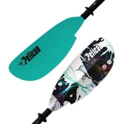Pelican Sport Symbiosa Adjustable Kayak Paddle 230-240 Cm (90.5"-94.4") 12 Pelican Sport Symbiosa Adjustable Kayak Paddle 230-240 Cm (90.5"-94.4") -Pelican Shop Symbiosa recreational kayak paddle 230 240 cm 90.5 94.4 turquoise graphic